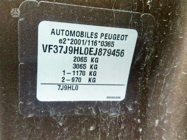 Peugeot Partner Dalimis is anglijos