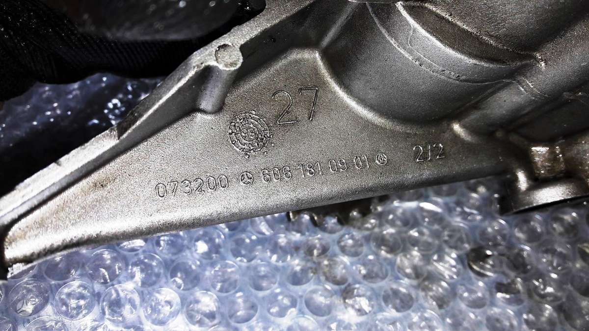 Mercedes-Benz Sprinter, OM612, variklio detalės
