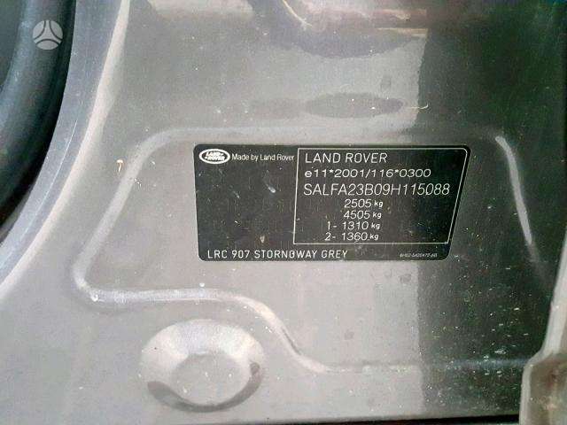 Land Rover Freelander rezerves daļās