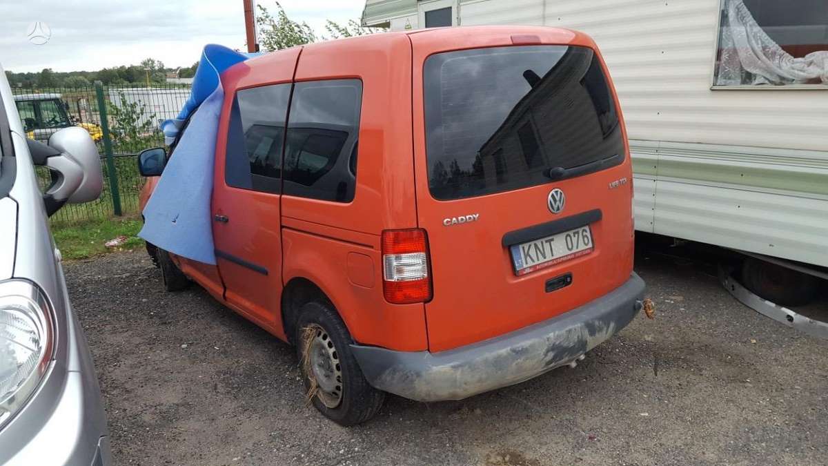 Volkswagen Caddy dalimis. Dalimis