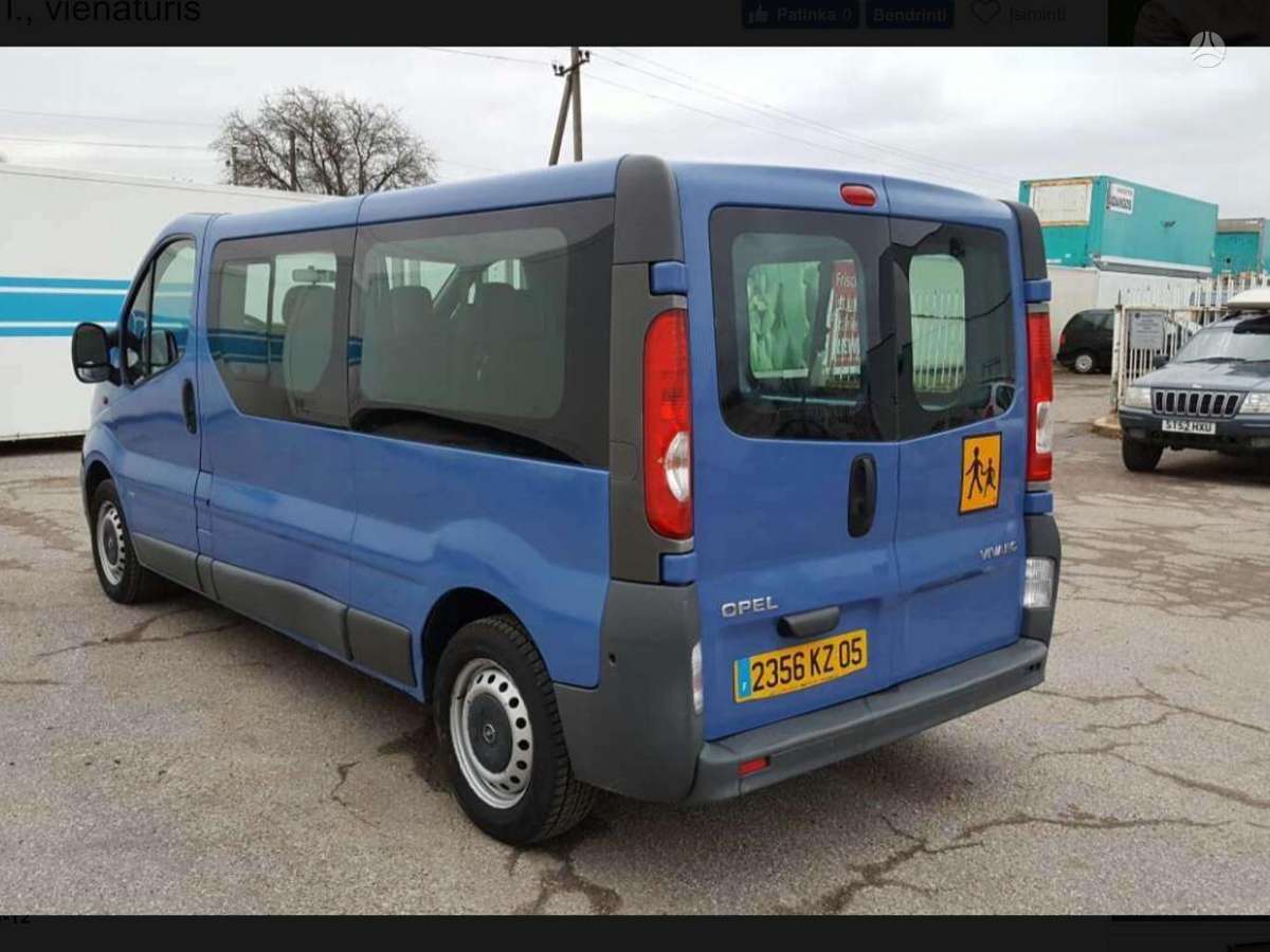 Opel Vivaro, pasažieru mikroautobuss