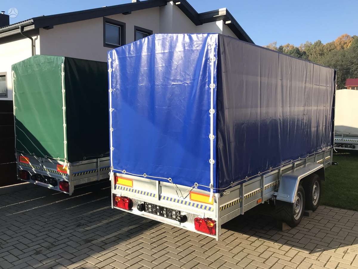 KTS Virinta, lingės, pastiprinta, passenger car trailers