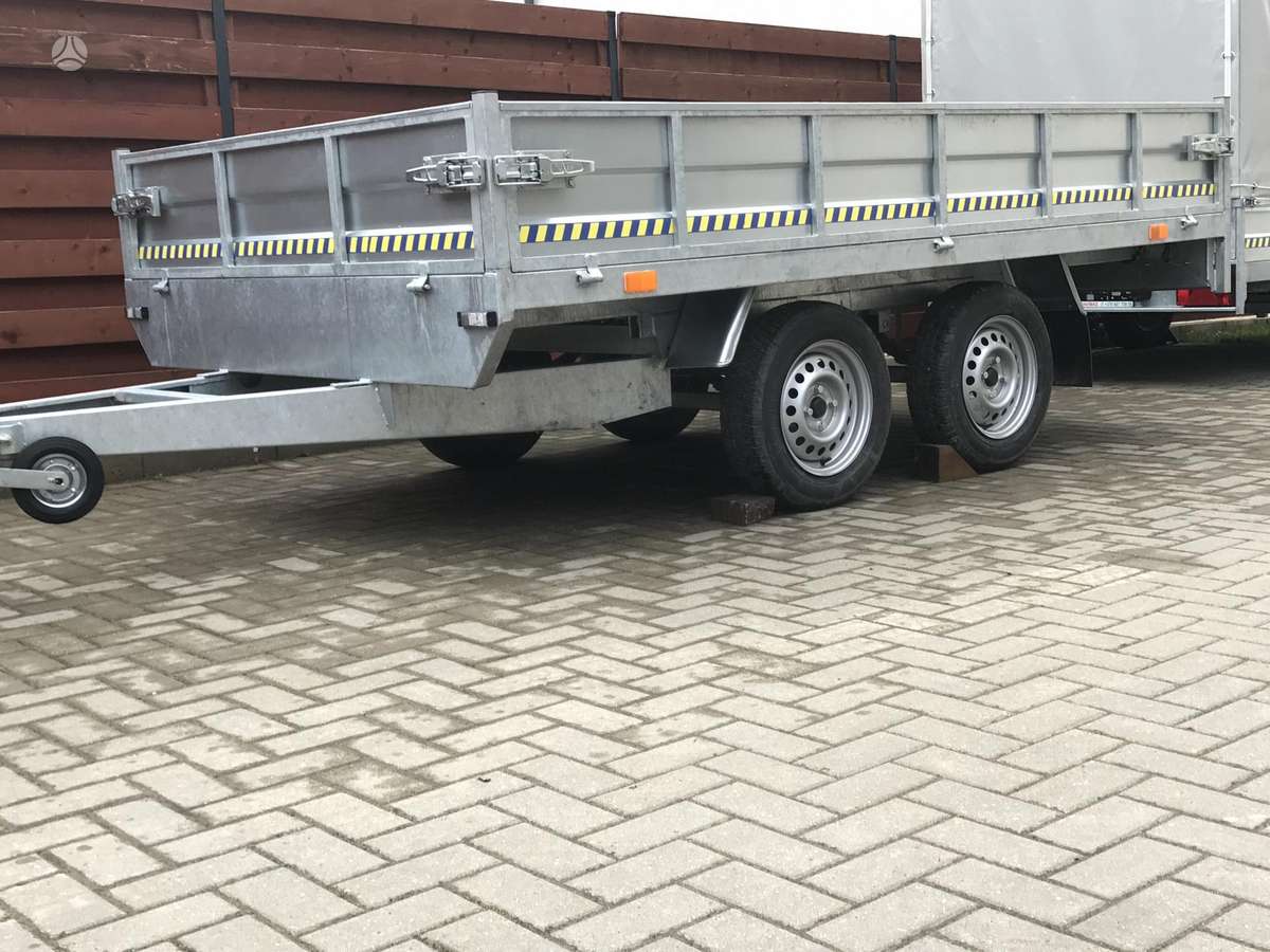 KTS Virinta, lingės, pastiprinta, passenger car trailers