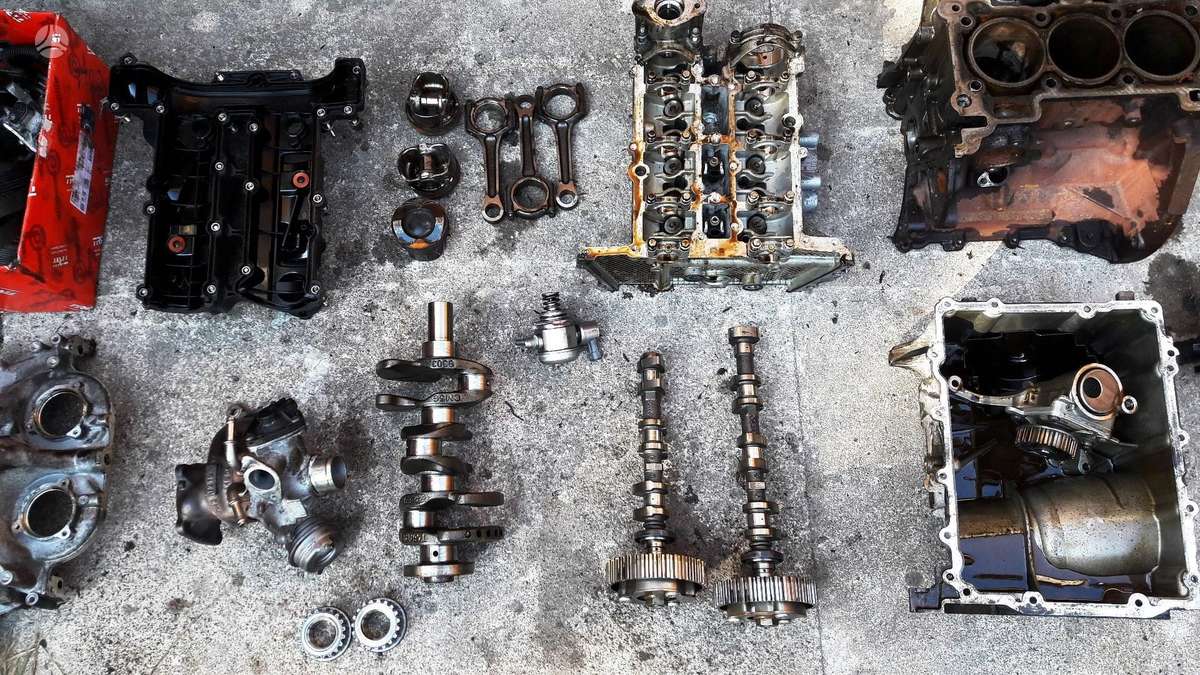 Ford Fiesta, M2DA, variklio detalės