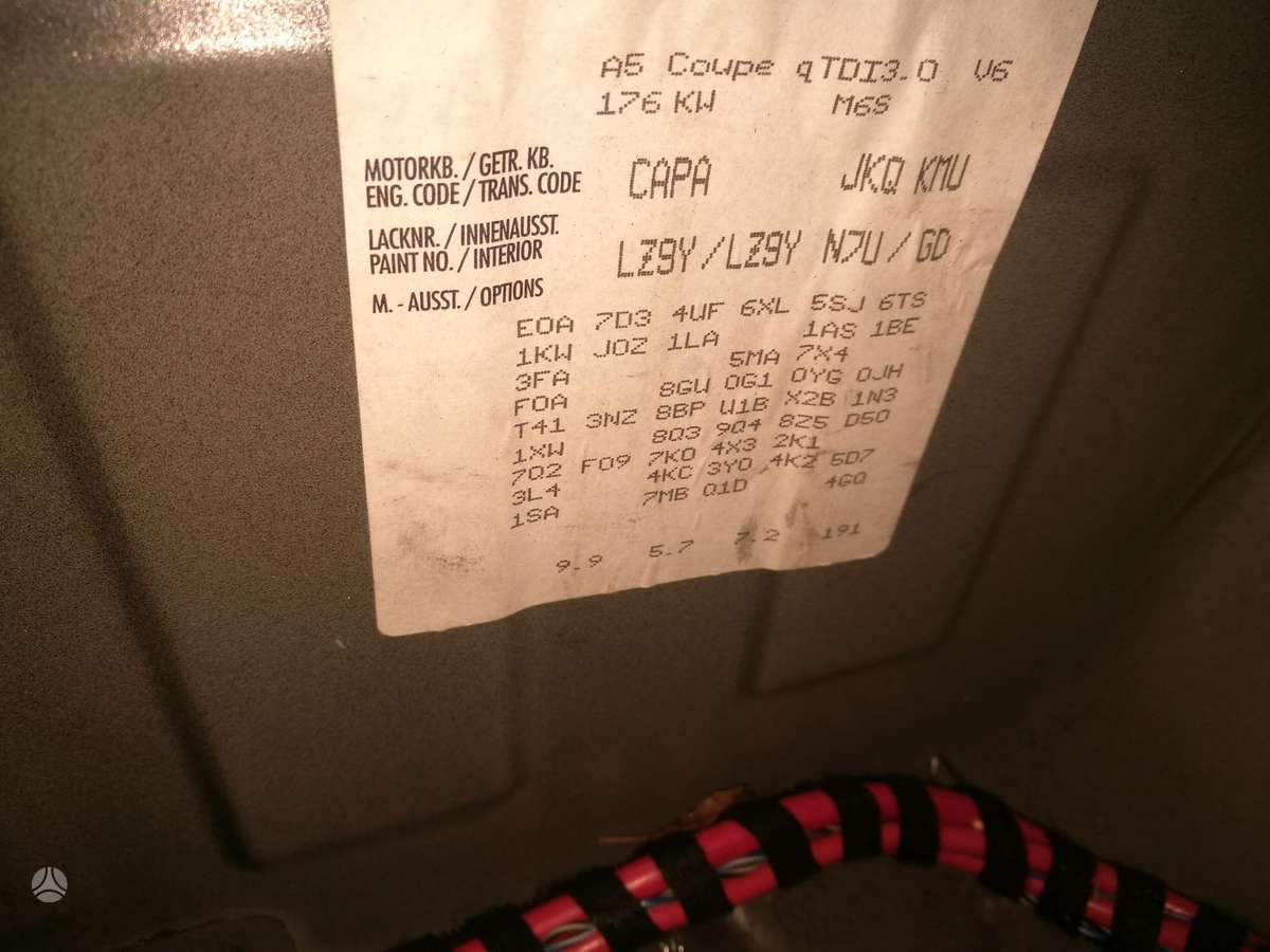 Audi A5 dalimis