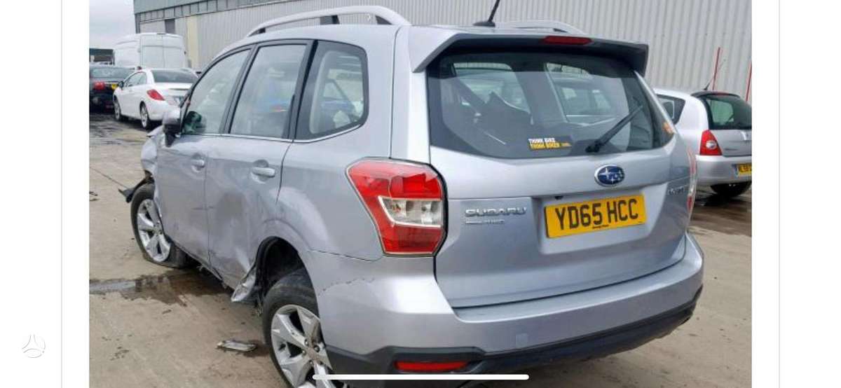 Subaru Forester 25344 mph engine type fb20avzhxe 110kw transmission type