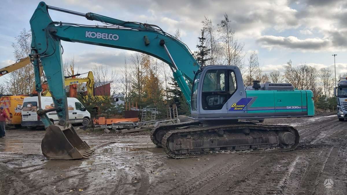 Kobelco SK330LC-6E, экскаваторы