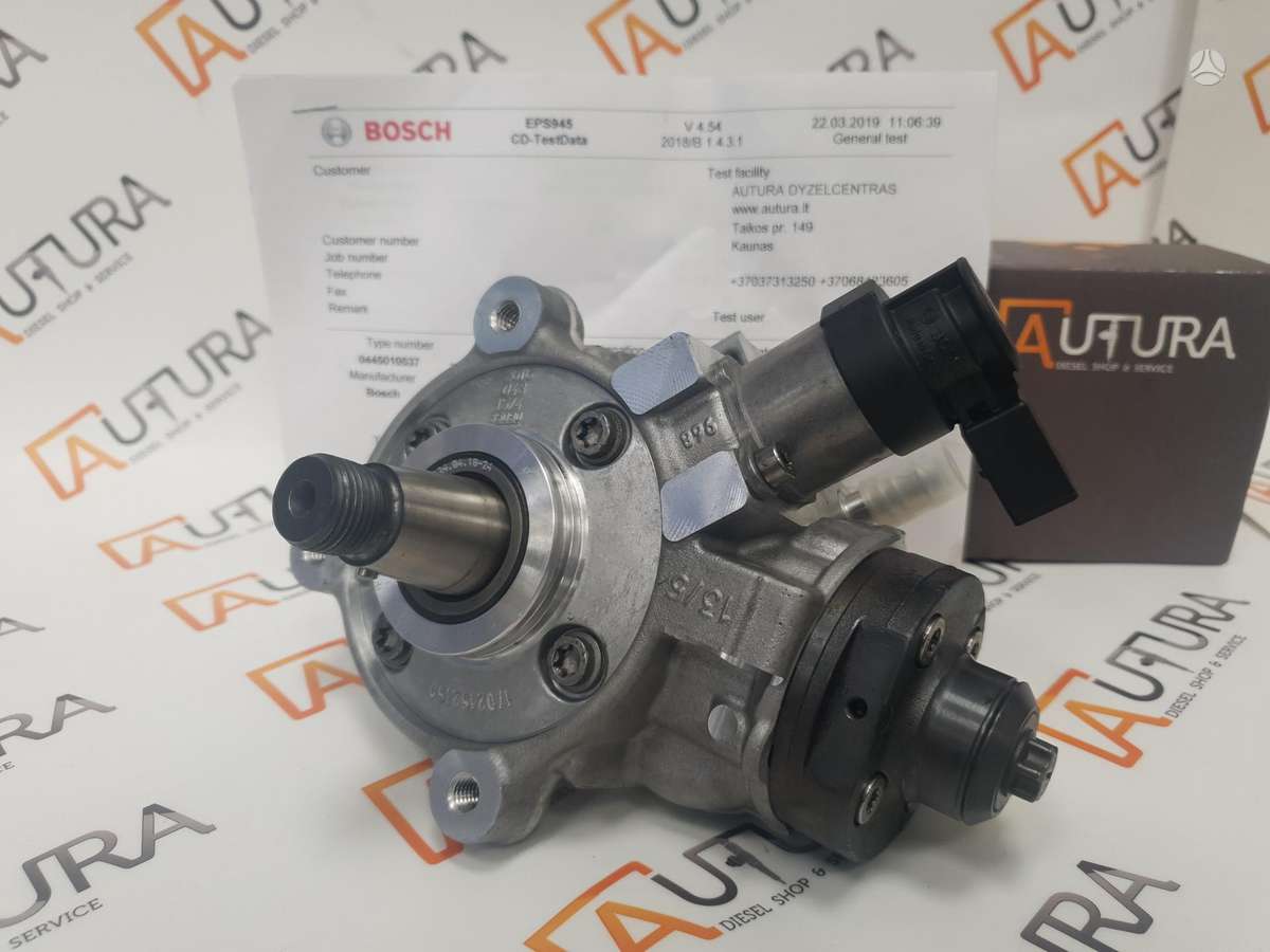 Audi A4, 0 445 010 537, система впрыска