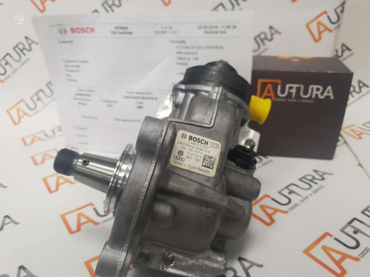 Audi A4, 0 445 010 537, система впрыска