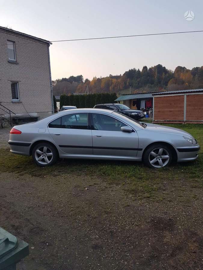 Peugeot 607 Odinis salonas