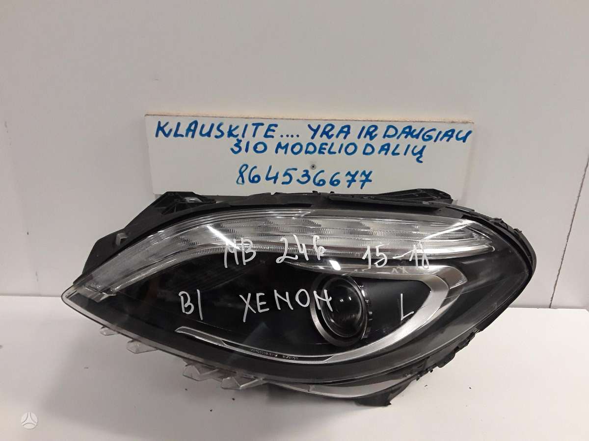 Mercedes-Benz B klasė dalimis