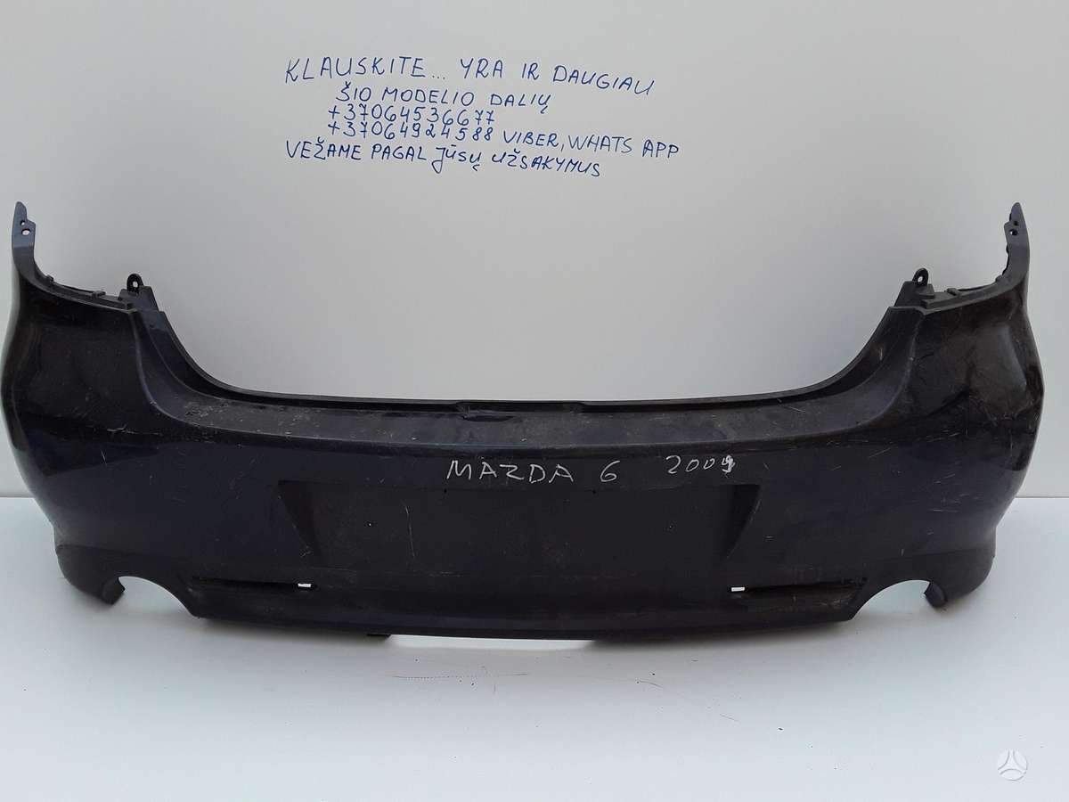 Mazda 6 rezerves daļās. Sedanas checbekas