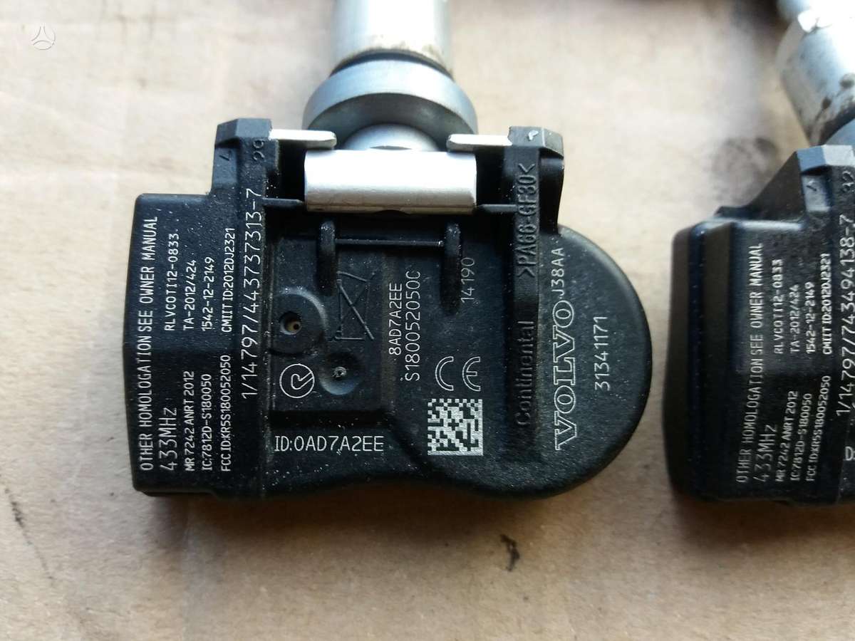 Volvo S60, DAVIKLIAI ORIGINALUS TPMS, elektros sistemos dalys