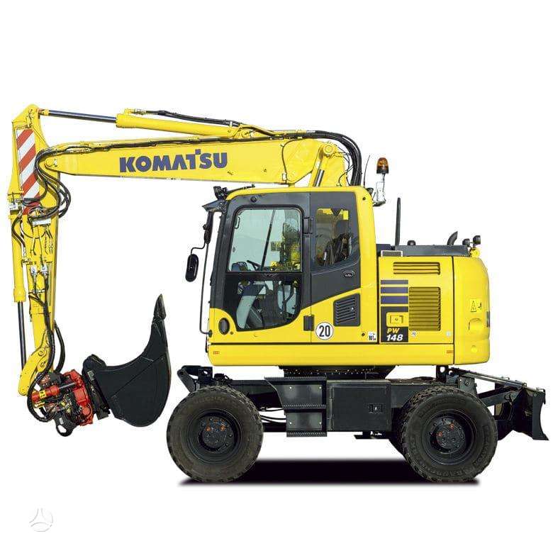 Komatsu PW148-11, ekskavatoriai