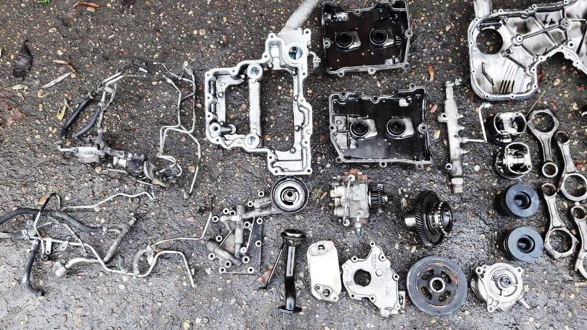 Subaru Impreza, EE20, variklio detalės