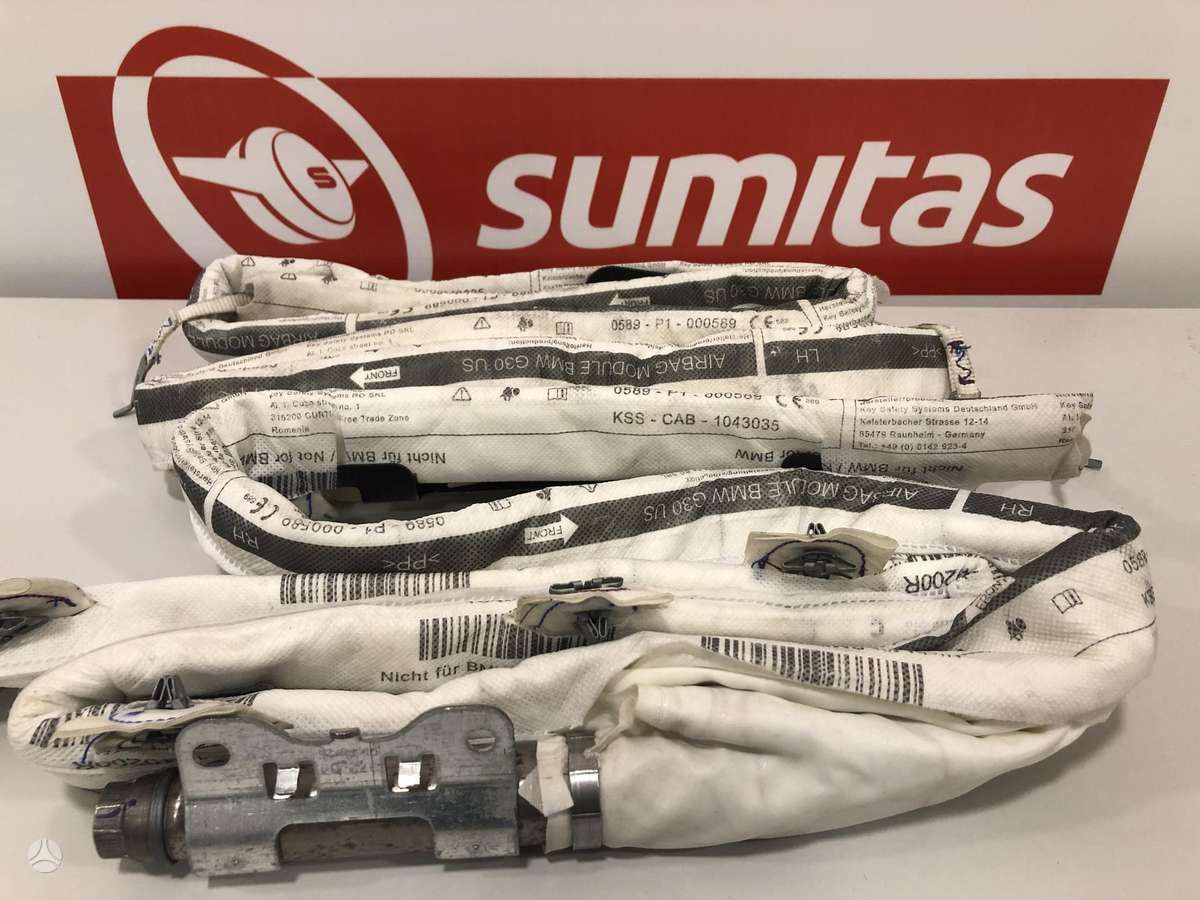 BMW 5 serija salono detalės
