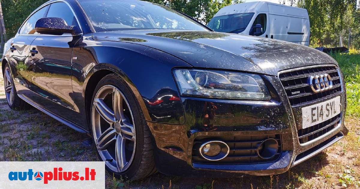 Audi A5 Sportback Variklis ccw xenon s line kamera r19 ratai 2010-01 m ...