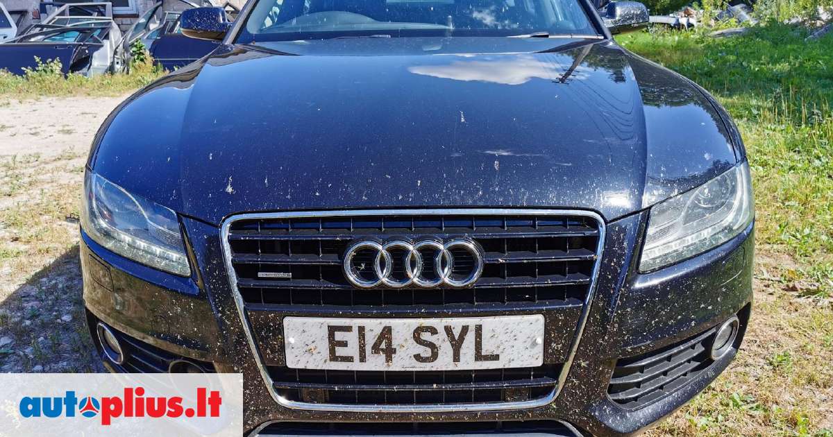 Audi A5 Sportback Variklis ccw xenon s line kamera r19 ratai 2010-01 m ...