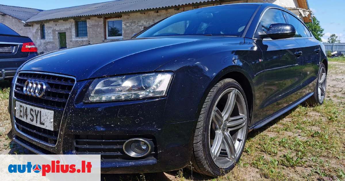 Audi A5 Sportback Variklis ccw xenon s line kamera r19 ratai 2010-01 m ...