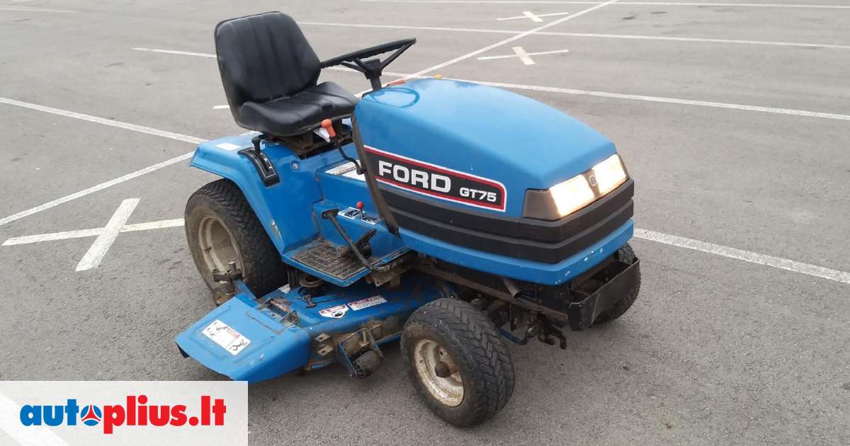 Ford GT75 SHIBAURA JAPONISKAS dizel, garden tractors A17590747