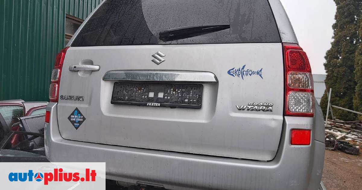 Suzuki Grand Vitara Viber 37069664217 201106 m., A18436052