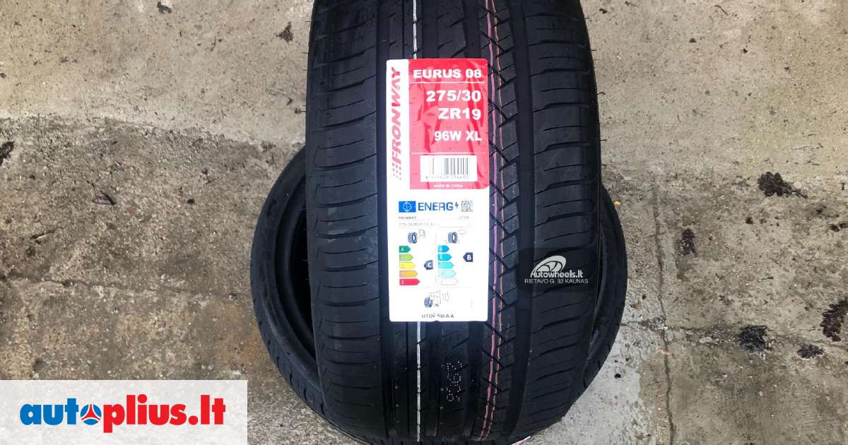 FRONWAY Eurus 08, vasarinės 275/30 R19 | A18810270