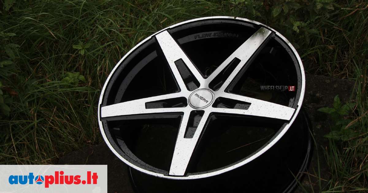 RIVIERA RF102 Black Polished Flow Form, lengvojo lydinio, R19 | A20016179