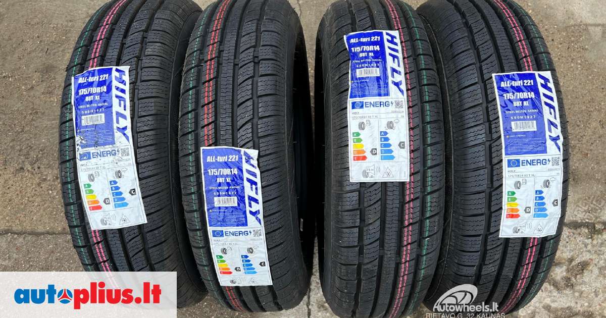 Pneumatico Hifly All Turi 221 175/55 R15 77T 4 Stagioni - Omologato 3PMSF Per Neve