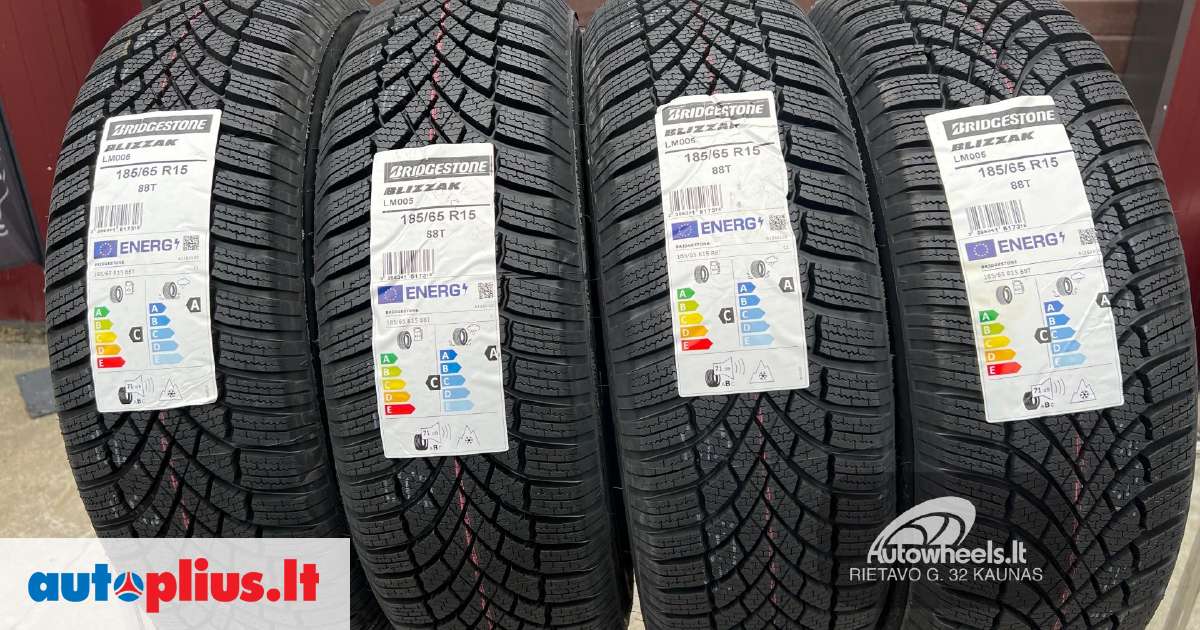 Bridgestone 185/65 R15 Blizzak Lm005 88t Test Bridgestone Blizzak LM005, žieminės 185/65 R15 | A21990702