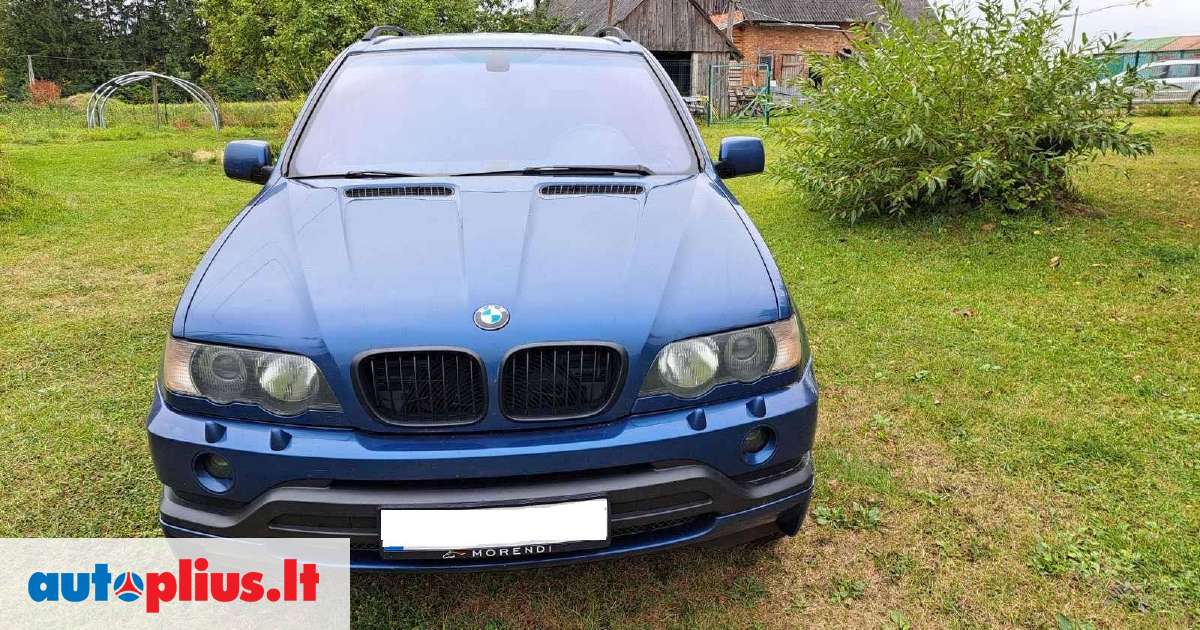 BMW X5 Bmw e53 x5 prelci 4 4i 2000 10 215 spalva topas blau 364 200010