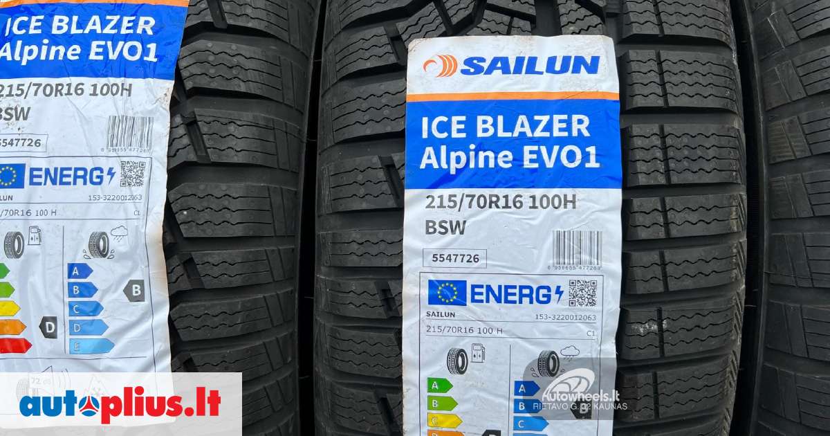 Sailun Ice Blazer Alpine EVO1, žieminės 215/70 R16 | A22921472