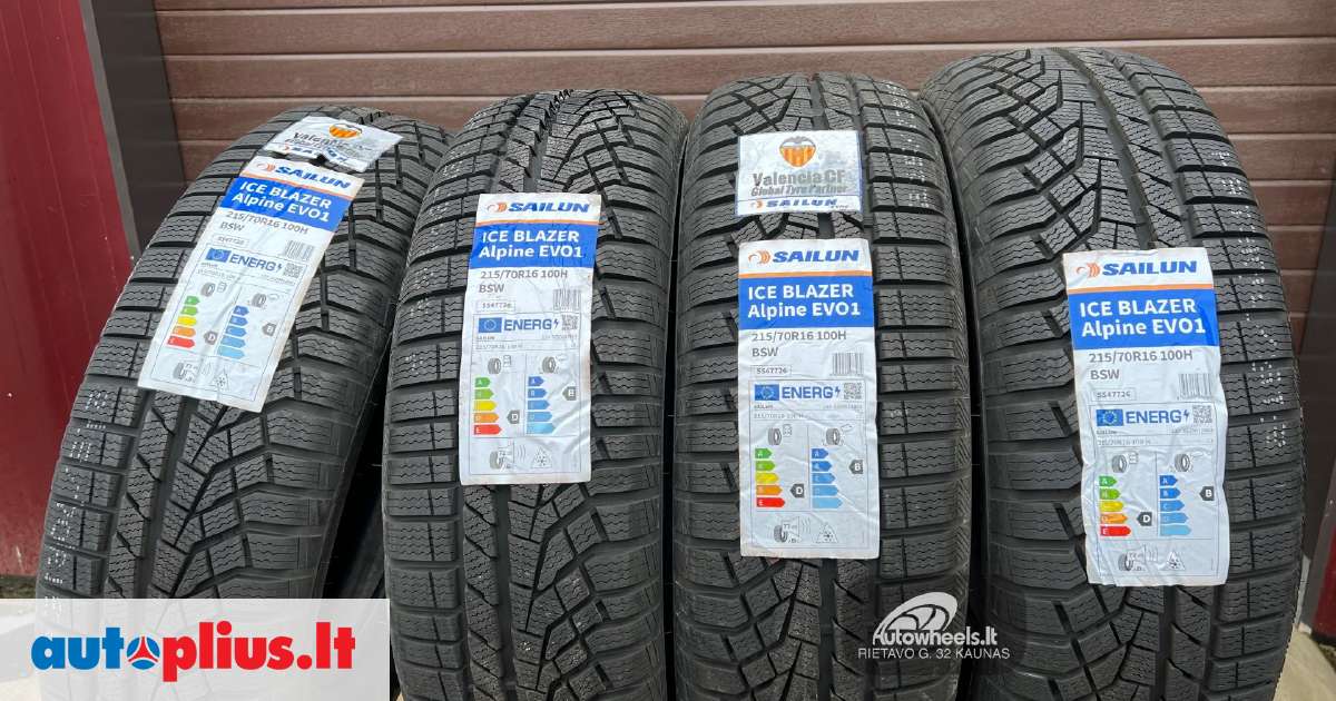 Sailun Ice Blazer Alpine EVO1, žieminės 215/70 R16 | A22921472