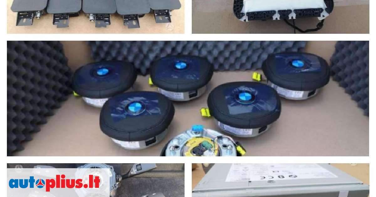 BMW X7 Nauji bmw g07 koju airbagai panelės airbagai lubu airbagai na