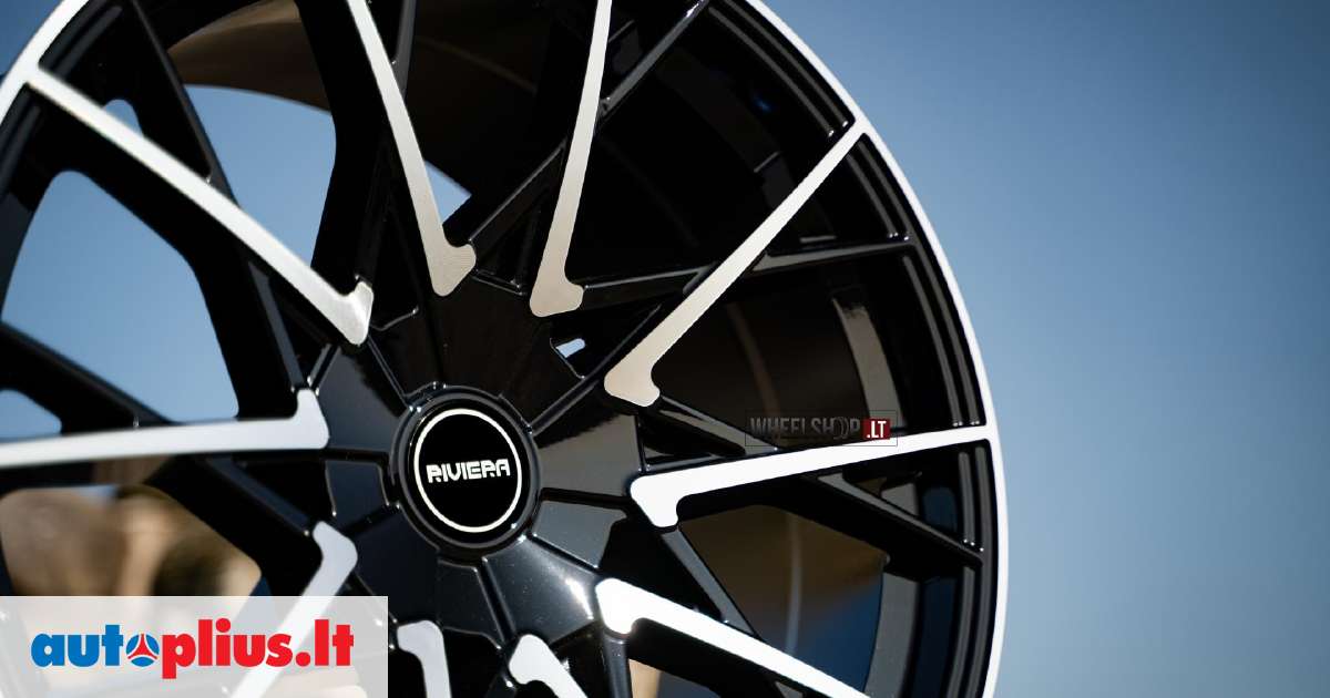 Euro Black R20 RIVIERA RV197 Black Polished, lengvojo lydinio, R20 | A24136353