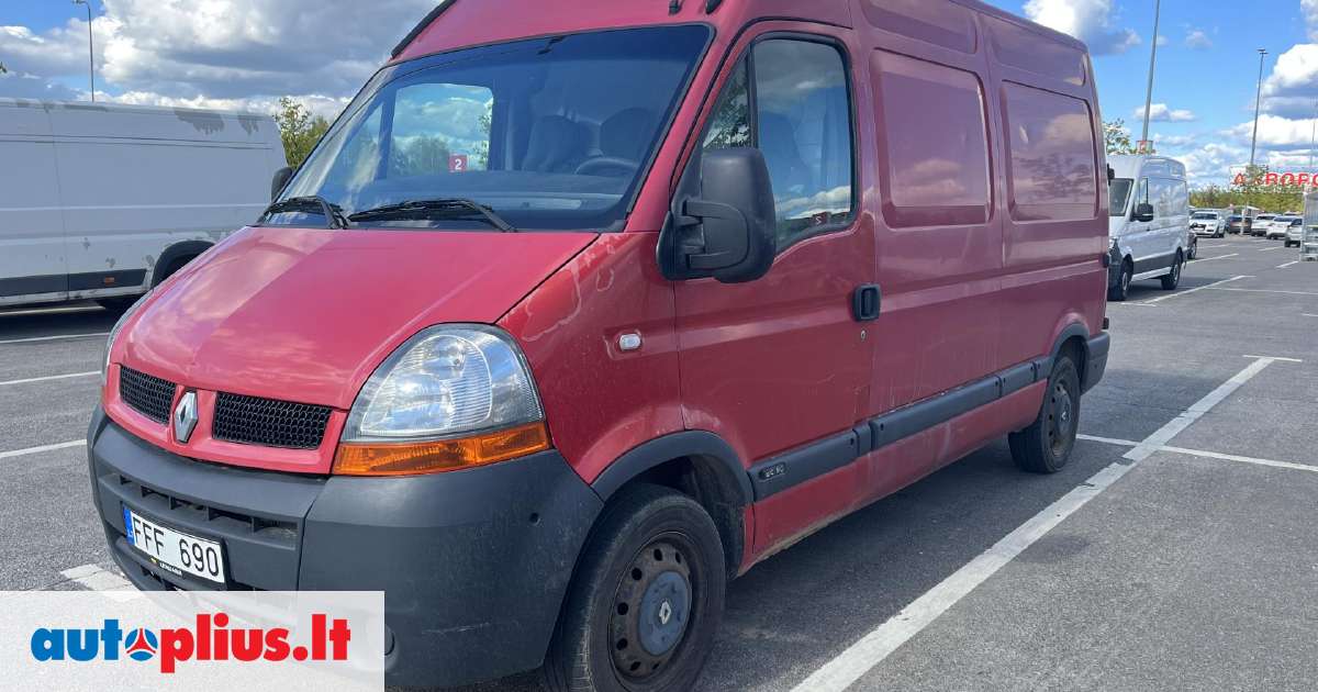 Renault Master, 2.2 l., preču mikroautobuss 2003-12 m., | A24610136