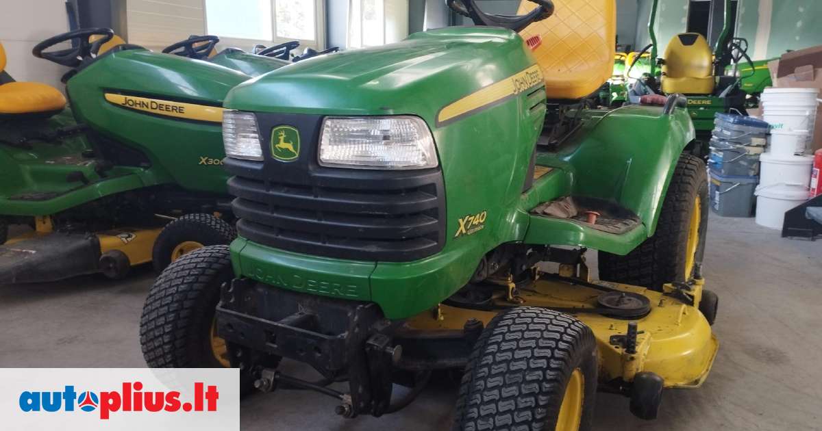 John Deere X740, sodo traktoriai 2011-07 m., | A25085271