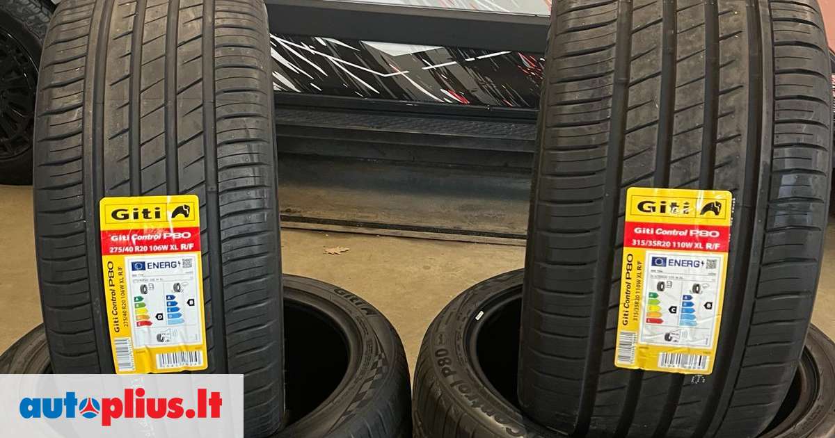 -Kita- Giti Control P80 RUNFLAT 275/4, vasarinės 315/35 R20 | A25347001