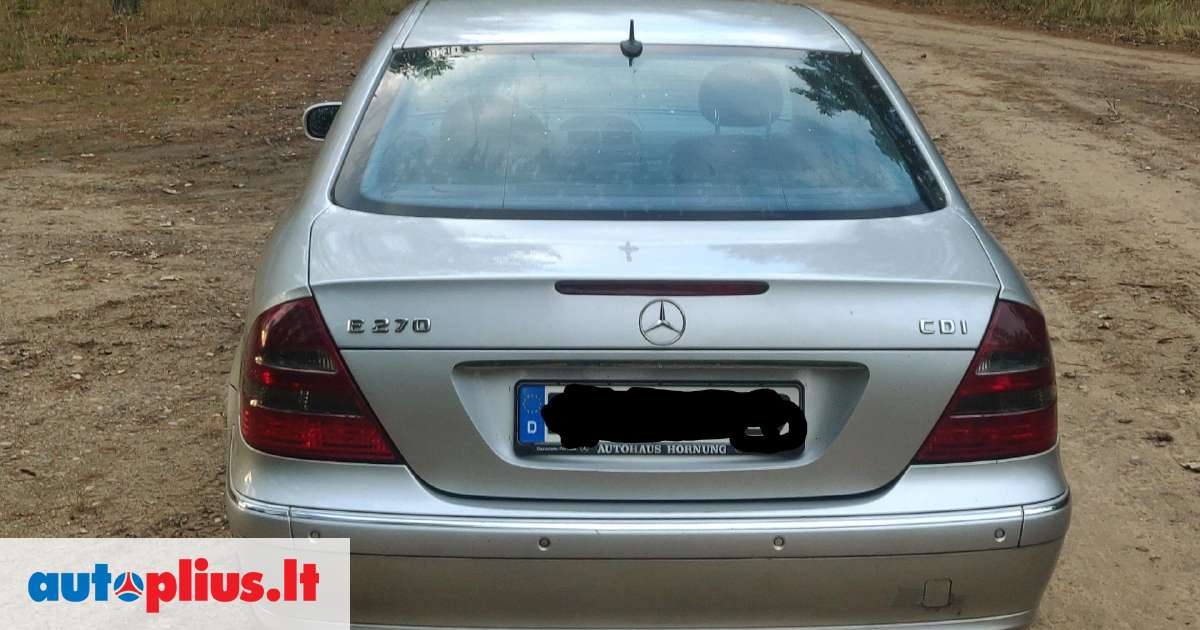 Mercedes-Benz E270, 2.7 l., sedanas 2005-03 m., | A25476643