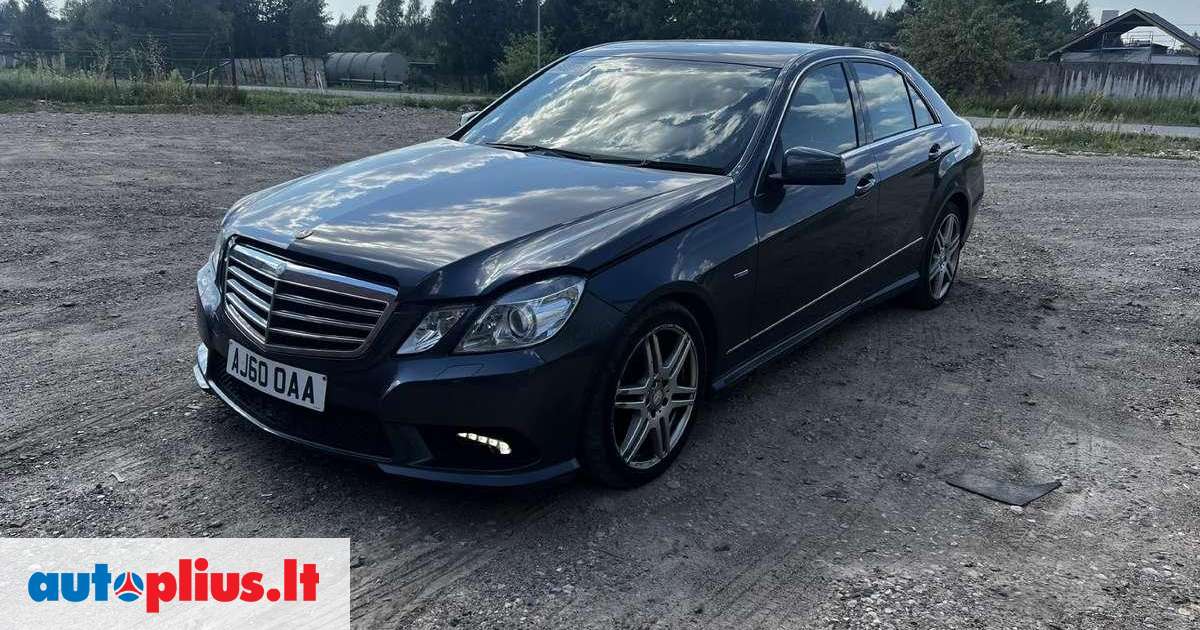 Mercedes Benz E Klas Dalimis Mercedes Benz W E Cdi Dalimis Amg Paketas X M