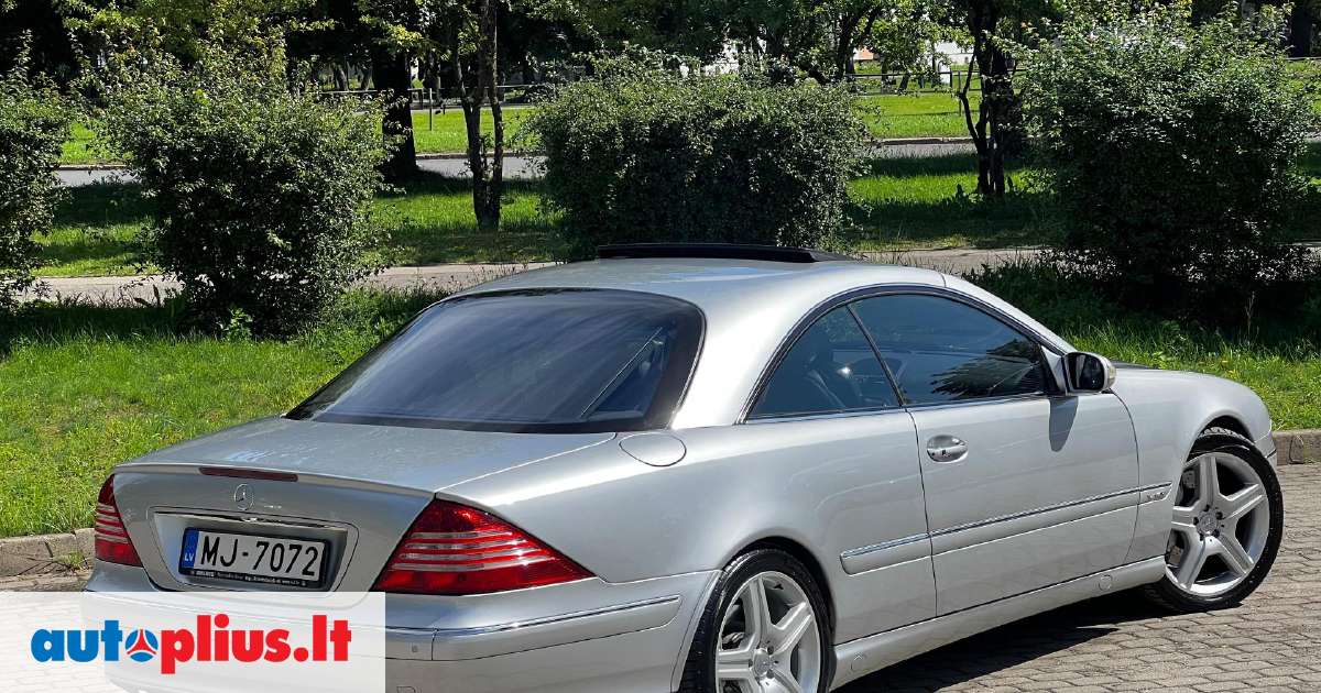 Mercedes-Benz CL600, 5.5 l., kupė (coupe) 2003-02 m., | A25711394