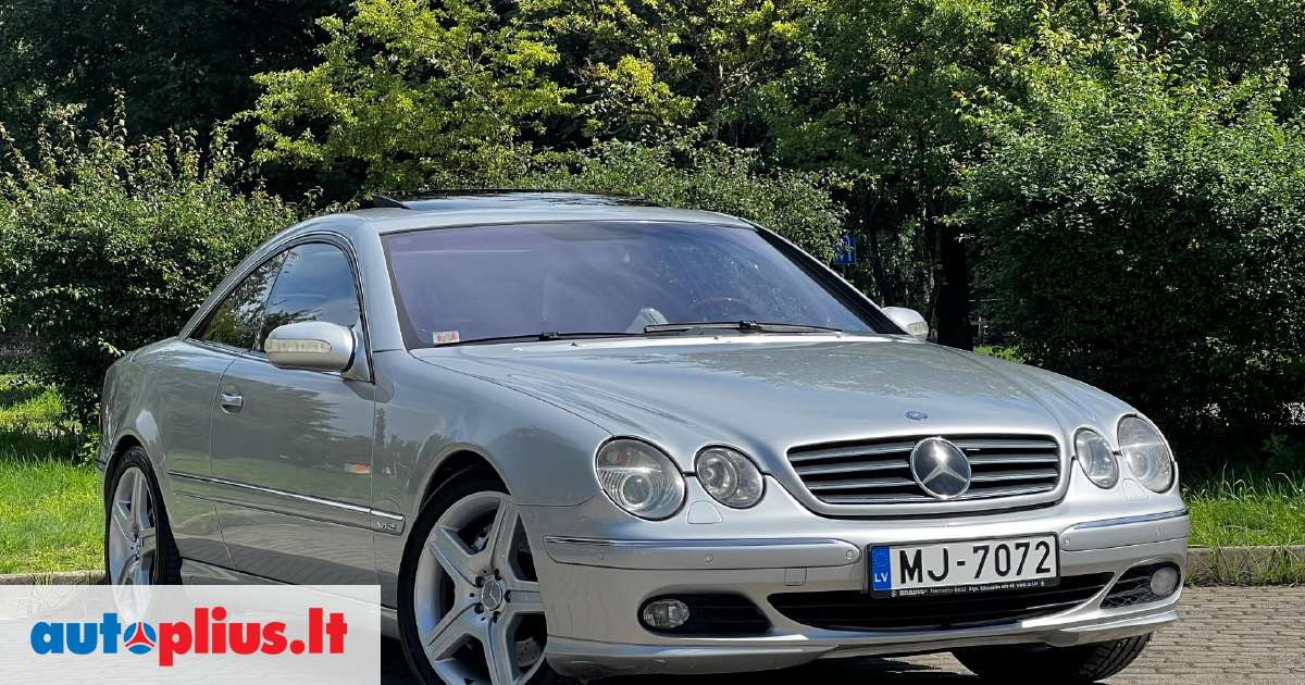 Mercedes-Benz CL600, 5.5 l., kupė (coupe) 2003-02 m., | A25711394