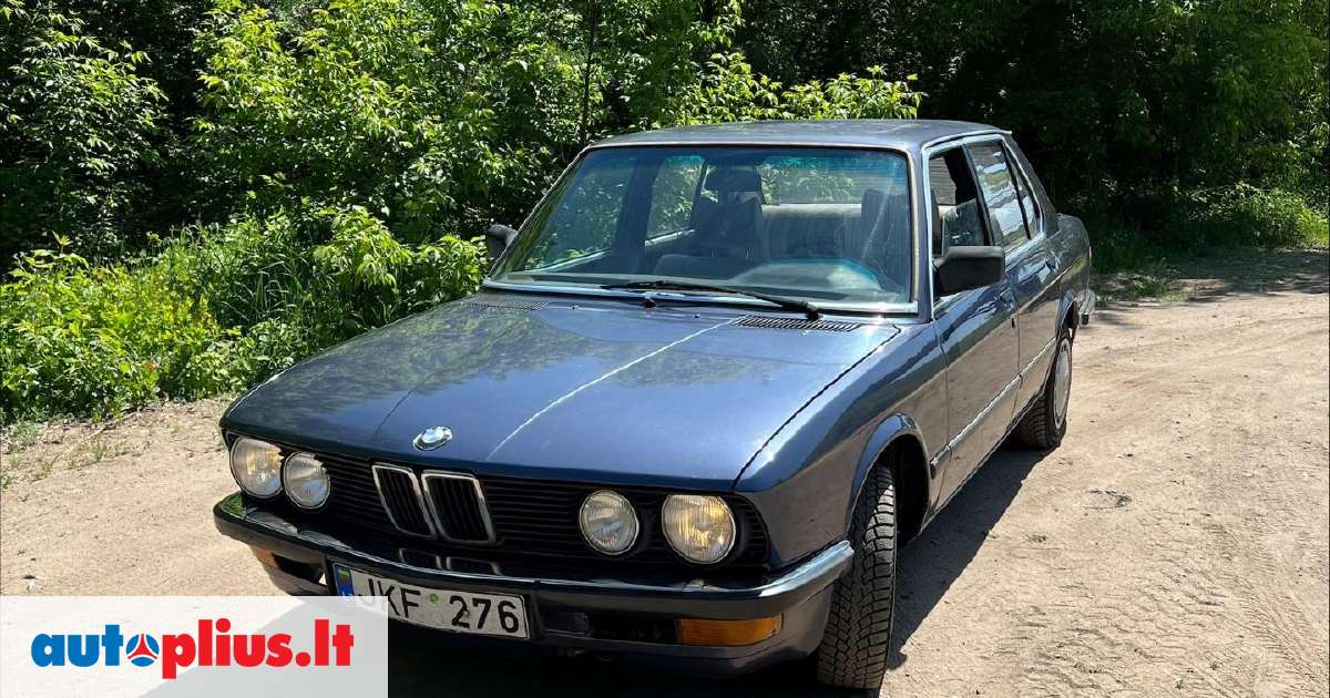 BMW 524, 2.4 l., sedanas 1984-01 m., | A25721108