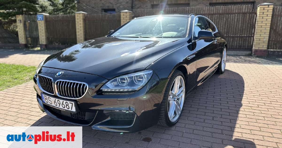 BMW 630, 3.0 l., kupė (coupe) 2014-12 m., | A25785940