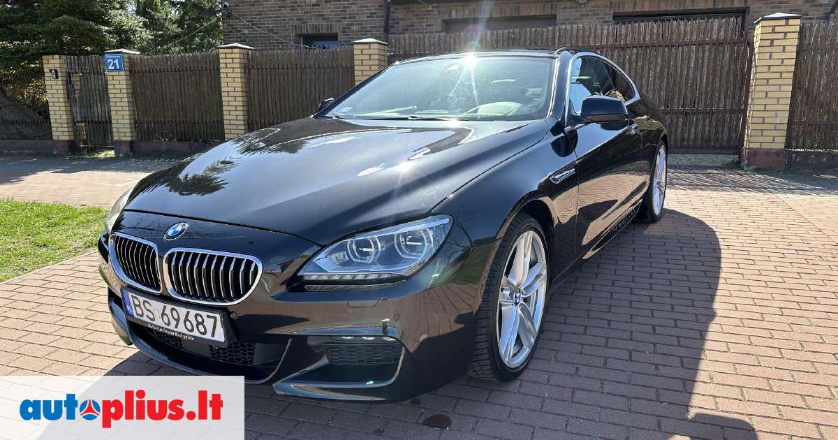 BMW 630, 3.0 l., kupė (coupe) 2014-12 m., | A25785940