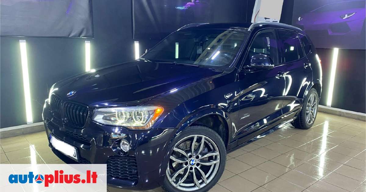 BMW X3, 3.0 l., visurgājējs / krosovers 2017 m., | A26118722