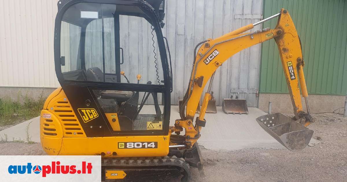 JCB 8014, mini excavator 2011 m., | A26274526