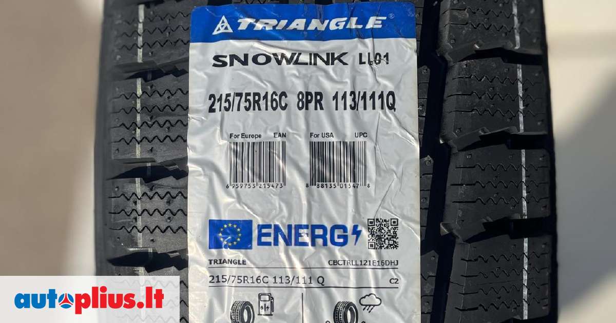 Triangle LL01; SU C; SIUNČIAME, ziemas 215/75 R16 | A26635237