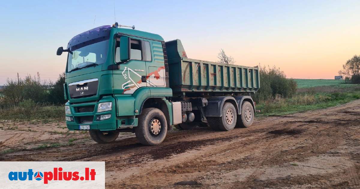 MAN TGS 26.480, самосвалы 2008 m., | A26701905