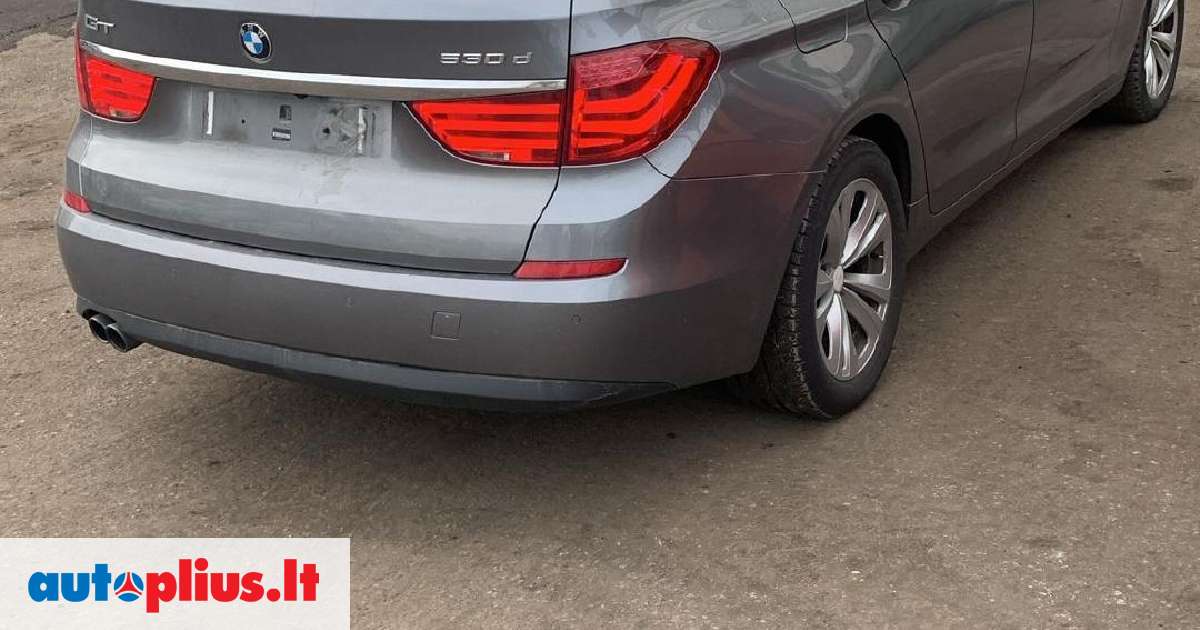 BMW 530 Gran Turismo dalimis. Ką tik gautas automobilis 2010 m ...