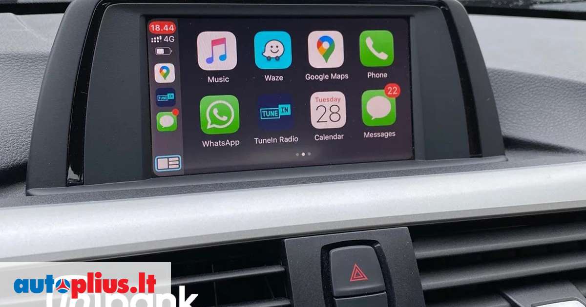 BMW 3 serija Carplay android auto modulis f30 f31 cic nbt nbt evo ...